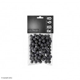 Billes caoutchouc cal.68 pour pistolet à balles caoutchouc T4E - Sachet de 100  Balles caoutchouc à 29,00 €