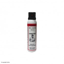 Bombe lacrymogène Super Pro Accusol gel poivre 100 ml  DÉFENSE à 15,90 €