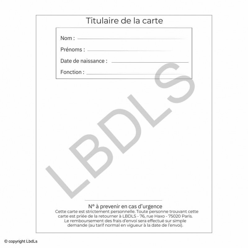 Carte PRO S.S.I.A.P. 2 BADGES ET CARTE PRO à 2,00 € Carte PRO S.S.I.A.P. 2 BADGES ET CARTE PRO à 2,00 €