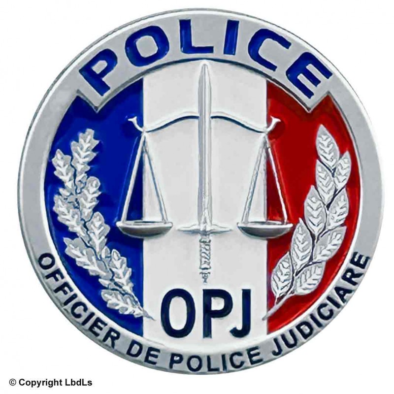 Médaille POLICE OPJ 4,7 cm  PORTE-MÉDAILLES à 6,00 €
