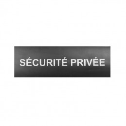 Bandeau SÉCURITÉ PRIVÉE 28 x 10 cm fond noir lettres rétro Ready 24  BANDEAUX, ÉCUSSONS ET PATCHS à 12,70 €