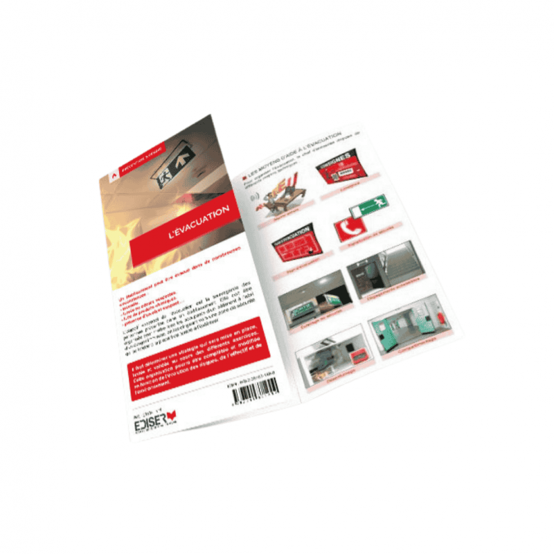 Dépliant de formation 3 volets recyclage Evacuation  LIVRES SSIAP à 2,45 €