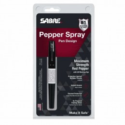 Stylo bombe lacrymogène SABRE RED Pepper Spray 10,6 ml  BOMBES LACRYMOGÈNE 25 ML à 15,50 €