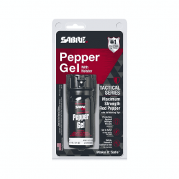 Bombe lacrymogène gel poivre Sabre Red MK-3 54 ml avec étui - Portée 6 m, traceur UV  BOMBES LACRYMOGÈNES 40-50 ML à 32,50 €