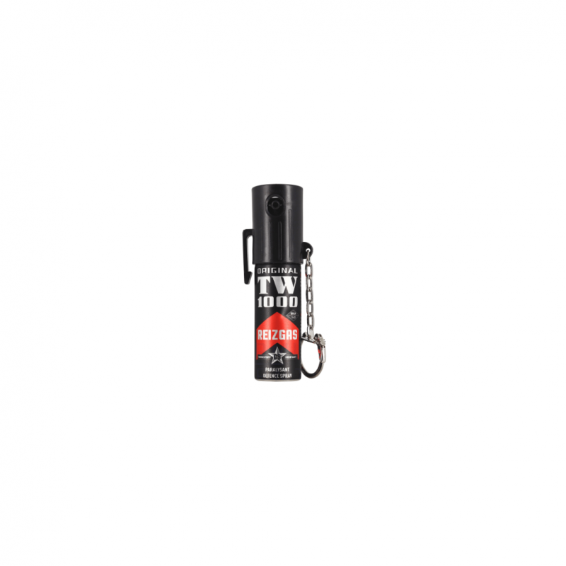 Bombe lacrymogène gaz CS TW 1000 REIZGAS 15 ml 1-2 m  BOMBES LACRYMOGÈNE DE POCHE à 7,40 €