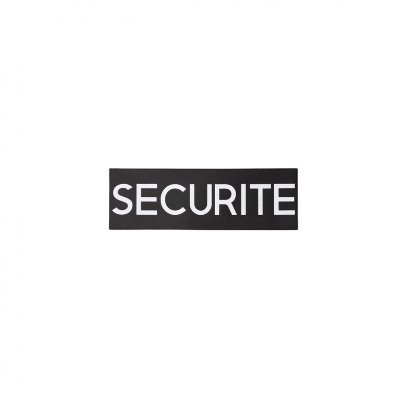 Patch PVC SECURITE noir lettres blanches 12 x 4 cm BANDEAUX, ÉCUSSONS ET PATCHS à 4,00 € Patch PVC SECURITE noir lettres blanches 12 x 4 cm BANDEAUX, ÉCUSSONS ET PATCHS à 4,00 €