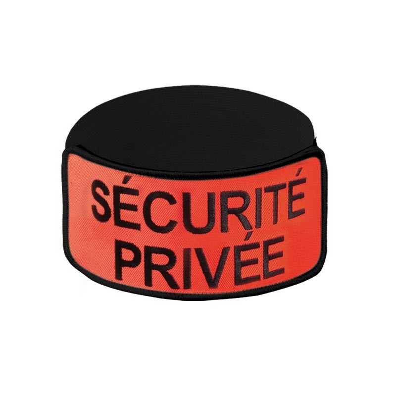 Brassard EXPERT orange SÉCURITÉ PRIVÉE lettres noires  READY 24 à 9,00 €