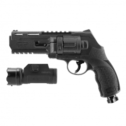 Pistolet à balles caoutchouc T4E TR50 Gen2 revolver cal.50 13 J - Pack lampe laser UX  Pistolet à balles caoutchouc à 181,88 €