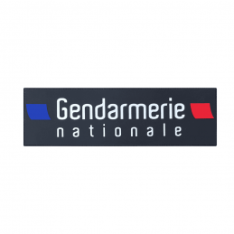 Patch PVC 29 x 9 cm GENDARMERIE NATIONALE  BRASSARDS ET BANDEAUX à 8,50 €