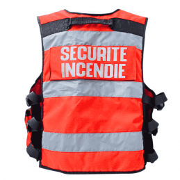 Gilet MULTIPOCKET 2.0 SSIAP SECURITE INCENDIE réglable S à 4XL  GILETS à 33,00 €