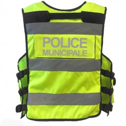 Gilet MULTIPOCKET POLICE MUNICIPALE 2.0 haute visibilité jaune M.O.L.L.E réglable S à 4XL  GILETS TACTIQUES à 36,96 €