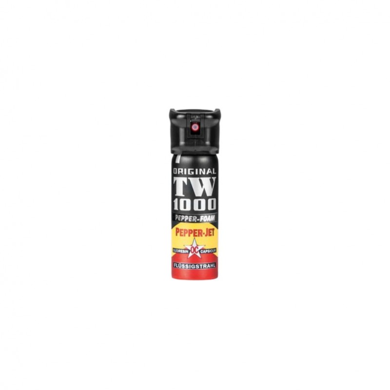 Bombe lacrymogène mousse poivre TW1000 Pepper-Foam 63 ml - Portée 3 à 4 m TW 1000 BOMBES LACRYMOGÈNES 63-75 ML à 17,70 €