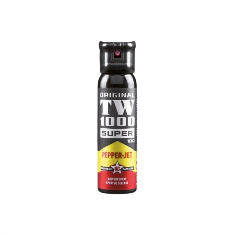 Bombe lacrymogène poivre jet liquide TW1000 Pepper-Jet 100 ml TW 1000 BOMBES LACRYMOGÈNES 100 ML à 25,60 €