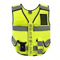 Gilet MULTIPOCKET haute visibilité SÉCURITÉ PRIVÉE Ready 24