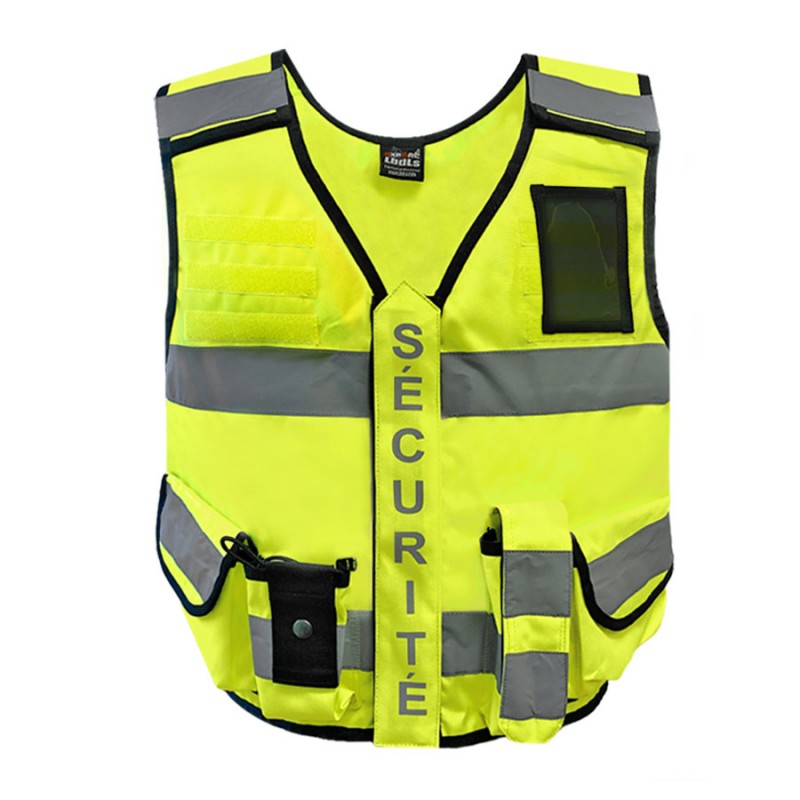 Gilet MULTIPOCKET haute visibilité SÉCURITÉ PRIVÉE Ready 24  READY 24 à 33,00 €