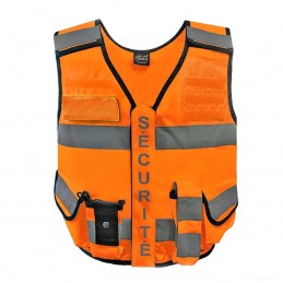 Gilet MULTIPOCKET haute visibilité SÉCURITÉ PRIVÉE Ready 24  READY 24 à 33,00 €