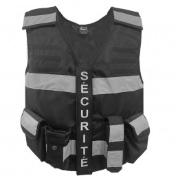 Gilet MULTIPOCKET haute visibilité SÉCURITÉ PRIVÉE Ready 24  READY 24 à 33,00 €