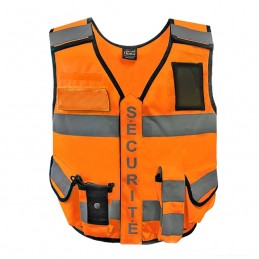 Gilet MULTIPOCKET haute visibilité SÉCURITÉ PRIVÉE Ready 24  READY 24 à 33,00 €