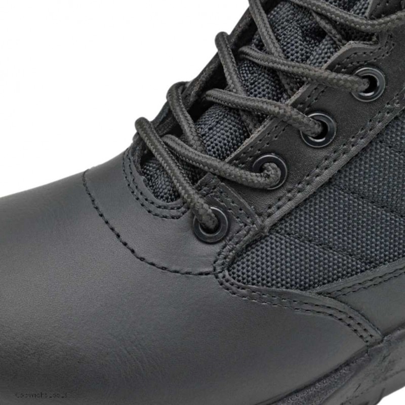 Bottes Militaires Magnum Centurion 8.0 Homme - Zip Latéral, Cuir Noir, Semelle PU Antidérapante