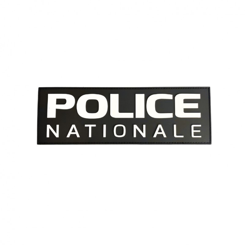 Patch PVC 24 x 8 cm POLICE NATIONALE  BRASSARDS ET BANDEAUX à 8,50 €