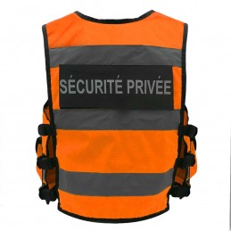 Gilet MULTIPOCKET haute visibilité SÉCURITÉ PRIVÉE Ready 24  READY 24 à 33,00 €