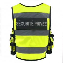 Gilet MULTIPOCKET haute visibilité SÉCURITÉ PRIVÉE Ready 24  READY 24 à 33,00 €