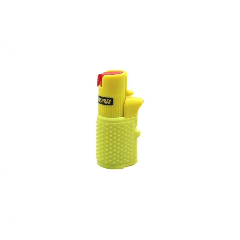 Bombe lacrymogène de poche Hurricane Light jet poivre 15 ml avec lampe LED - jaune  BOMBES LACRYMOGÈNE DE POCHE à 11,90 €