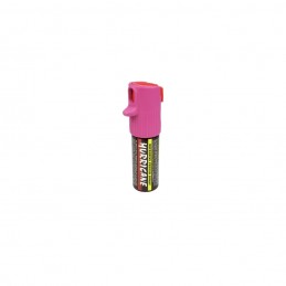 Bombe de défense HURRICANE jet poivre 15 ml pinky  BOMBES LACRYMOGÈNE DE POCHE à 7,90 €