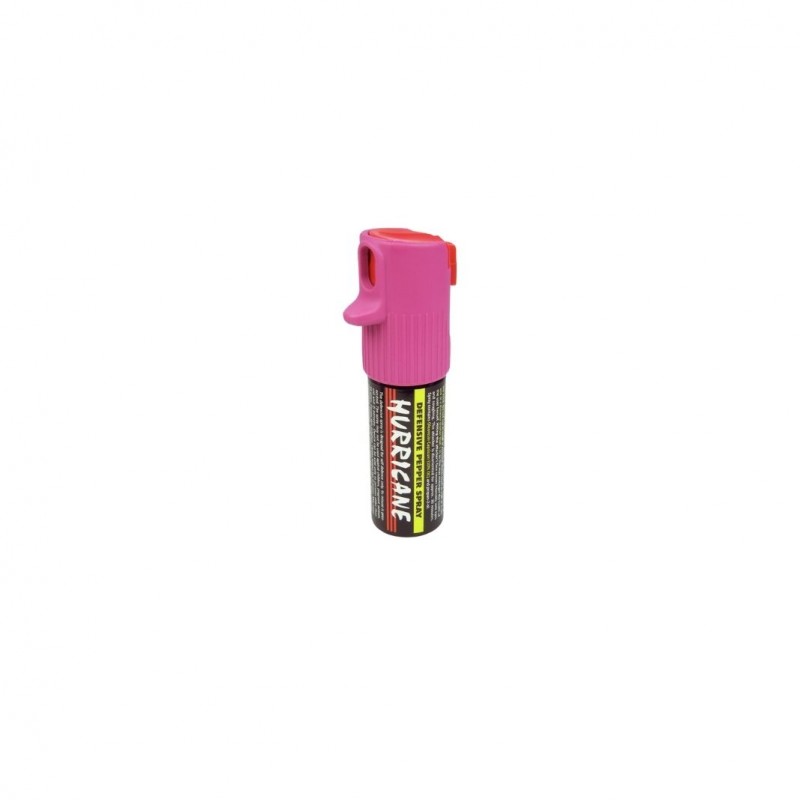 Bombe lacrymogène HURRICANE jet poivre 15 ml pinky  BOMBES LACRYMOGÈNE DE POCHE à 7,90 €