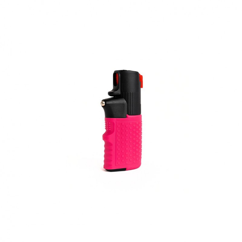 Bombe lacrymogène de poche Hurricane Light jet poivre 15 ml avec lampe LED - noir et rose  BOMBES LACRYMOGÈNE DE POCHE à 11,90 €