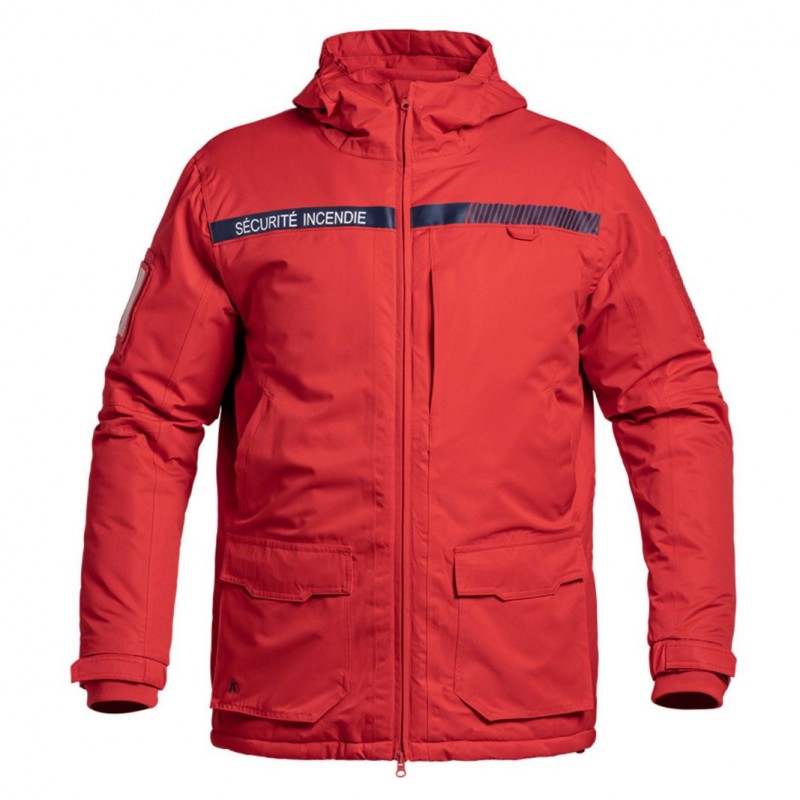 Parka Hardshell SÉCU-ONE Sécurité Incendie rouge  NOS NOUVEAUTÉS à 90,00 €
