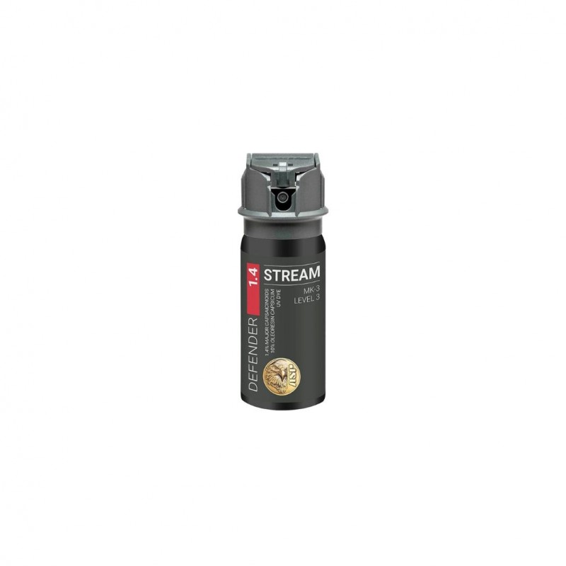 Bombe lacrymogène ASP Defender LE 1.4 OC MK3 Stream - 66 ml, portée 4,5 m  BOMBES LACRYMOGÈNES 63-75 ML à 25,00 €