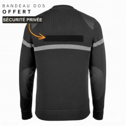 Pull SÉCURITÉ BLACKGREY Ready 24 (velcro NUB au coeur + velcro 25 x 5 cm au dos) EXPERT LBDLS SOLDES à 41,00 €