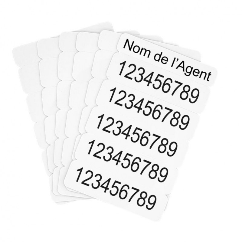 Boite de 100 cartes vierges 86 x 54 mm spéciale 5 NUB  READY 24 à 159,00 €