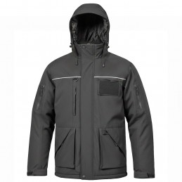 Parka softshell Expert Wintershield noir avec bande retro  POLAIRES - SOFTSHELLS - PARKAS à 74,00 €