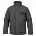 Parka softshell Expert Wintershield noir avec bande retro