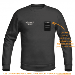 Sweat FULLBLACK SÉCURITÉ PRIVÉE Ready 24 conforme décret  READY 24 à 23,80 €