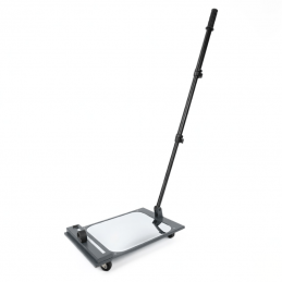 Miroir d'inspection avec lampe sur perche max 1,5 m Ø30 cm Acrylique sur 4 roues  MIROIRS DE SURVEILLANCE à 269,00 €