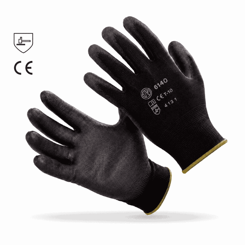 Gants de palpation sureté paume enduite en PU, lot de 10 paires  GANTS à 12,50 €