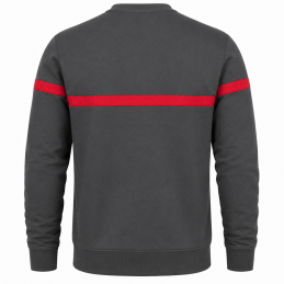Sweat SSIAP gris bande rouge brodé SECURITE INCENDIE LBDLS SSIAP SWEATS à 21,00 €