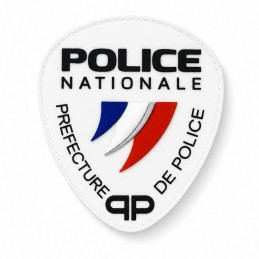Patch PVC épaule 9 x 8 cm POLICE NATIONALE PP  BRASSARDS ET BANDEAUX à 5,00 €
