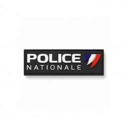 Patch PVC coeur 10 x 3 cm POLICE NATIONALE  BRASSARDS ET BANDEAUX à 5,00 €