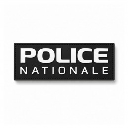 Patch PVC 24 x 8 cm POLICE NATIONALE  BRASSARDS ET BANDEAUX à 8,50 €