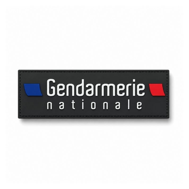 Patch PVC 24 x 8 cm GENDARMERIE NATIONALE  BRASSARDS ET BANDEAUX à 8,50 €