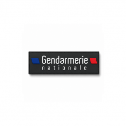 Patch PVC 10 x 3 cm GENDARMERIE NATIONALE  MÉDAILLES POLICE & GENDARMERIE à 5,00 €