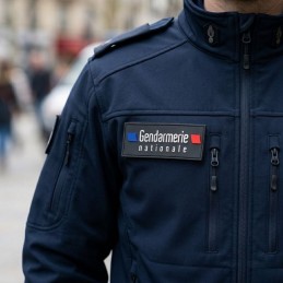 Patch PVC 10 x 3 cm GENDARMERIE NATIONALE  MÉDAILLES POLICE & GENDARMERIE à 5,00 €