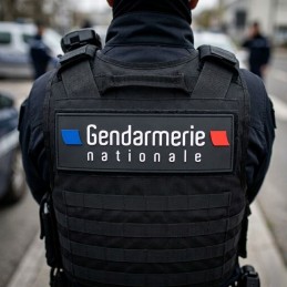 Patch PVC 29 x 9 cm GENDARMERIE NATIONALE  BRASSARDS ET BANDEAUX à 8,50 €