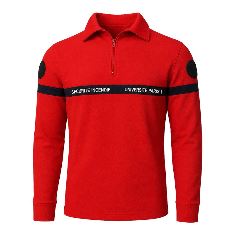 Chemise F1 SSIAP UNIVERSITE PARIS 1 (broderie + velcros)  ACCUEIL à 29,96 €