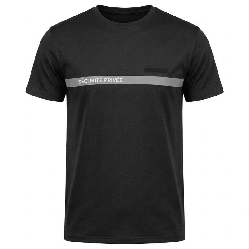 T-shirt BLACKGREY SÉCURITÉ PRIVÉE conforme décret READY 24  READY 24 à 16,90 €