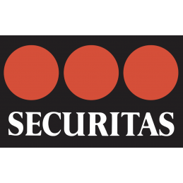Écusson SECURITAS 9,3 x 5 cm à coudre